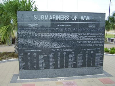 The Submariners Memorial Wall
