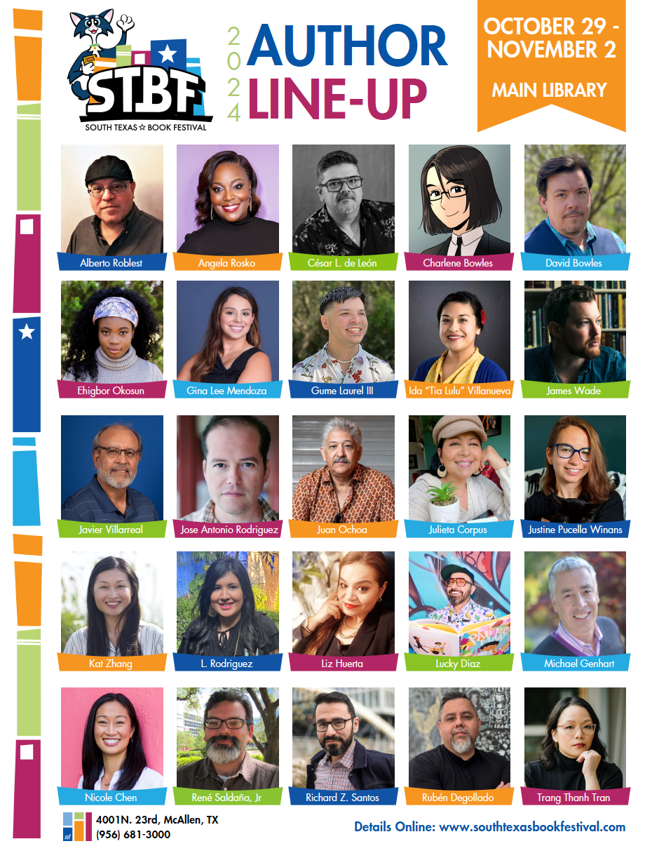 2024 South Texas Book Festival Author Line Up