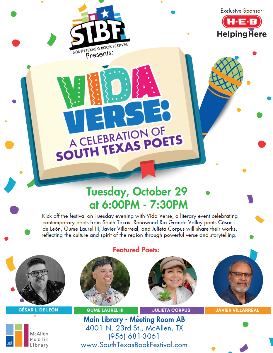 2024 South Texas Book Festival Vida Verse