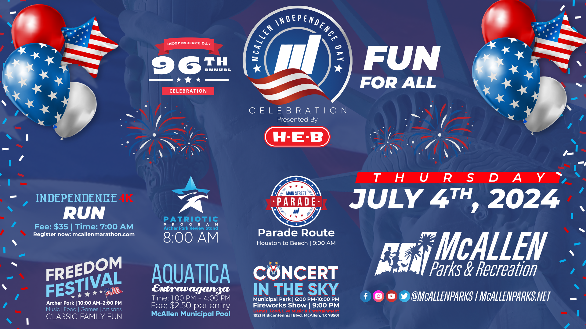 All 4th of July events