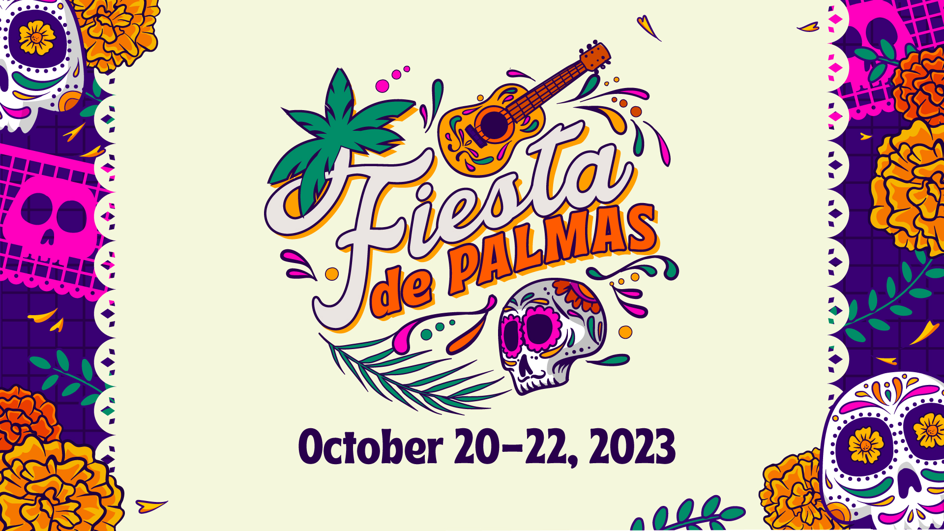McAllen 2023 Fiesta de Palmas logo