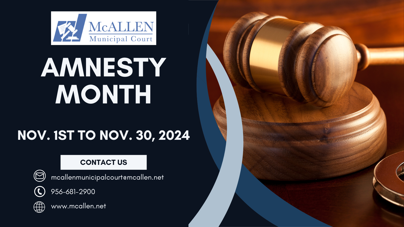 McAllen Municipal Court Amnesty November 2024